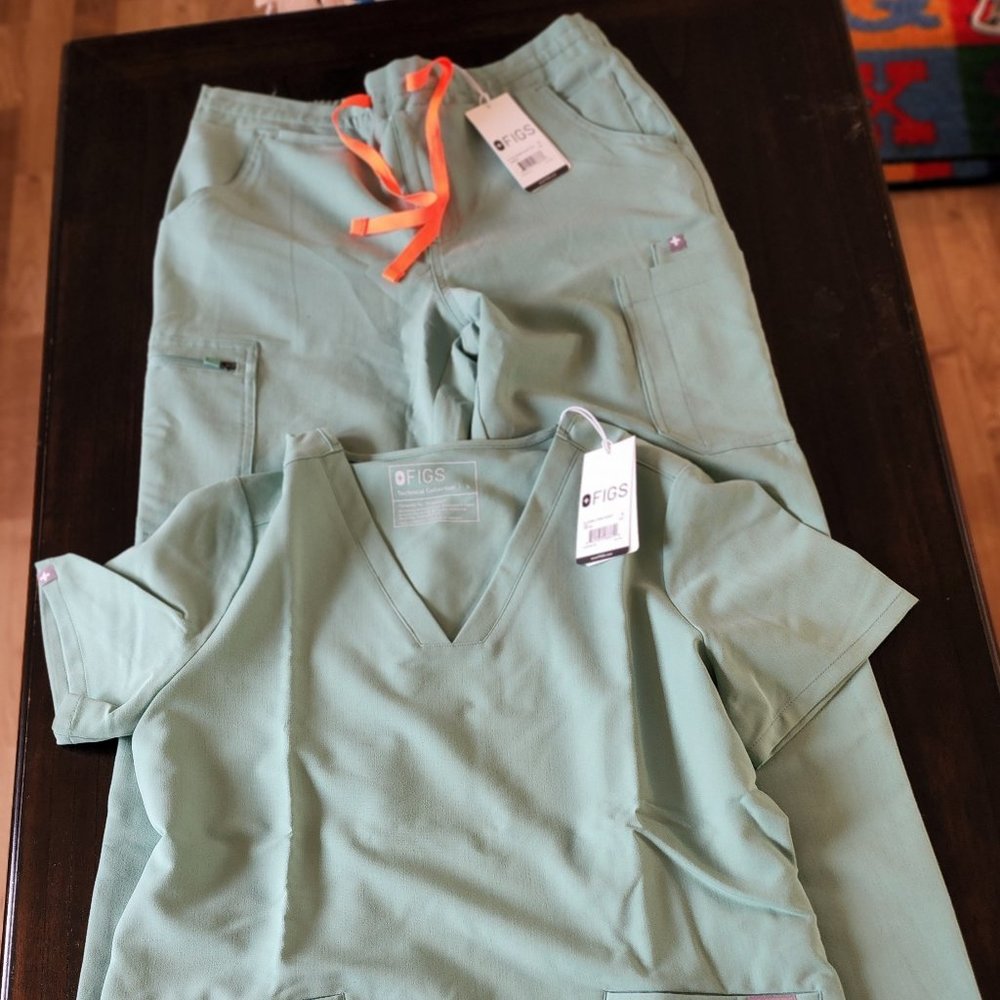 Figs Jade Set Brand new with tags
